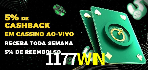 Promoções do cassino ao Vivo 1177WIN